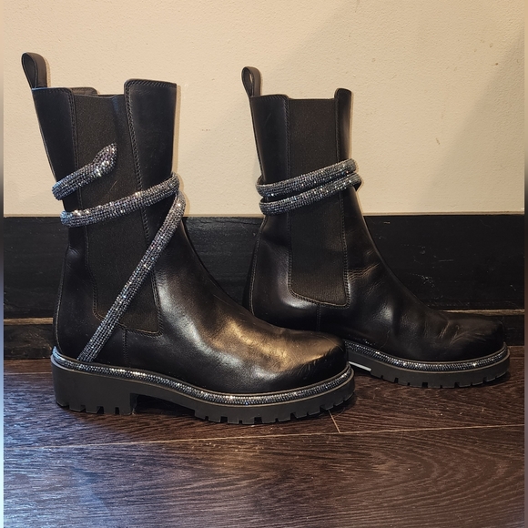 Rene Caovilla cleo biker boots 40 - Picture 4 of 7